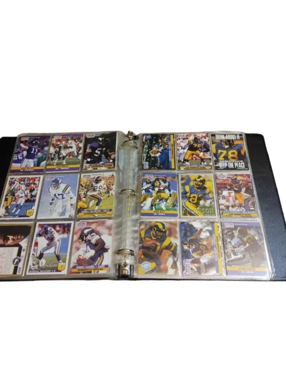 Huge Binder card Football Lot Rookies All Stars HOFs Cards From Different Eras